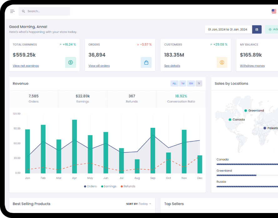 Crm Dashboard Ex